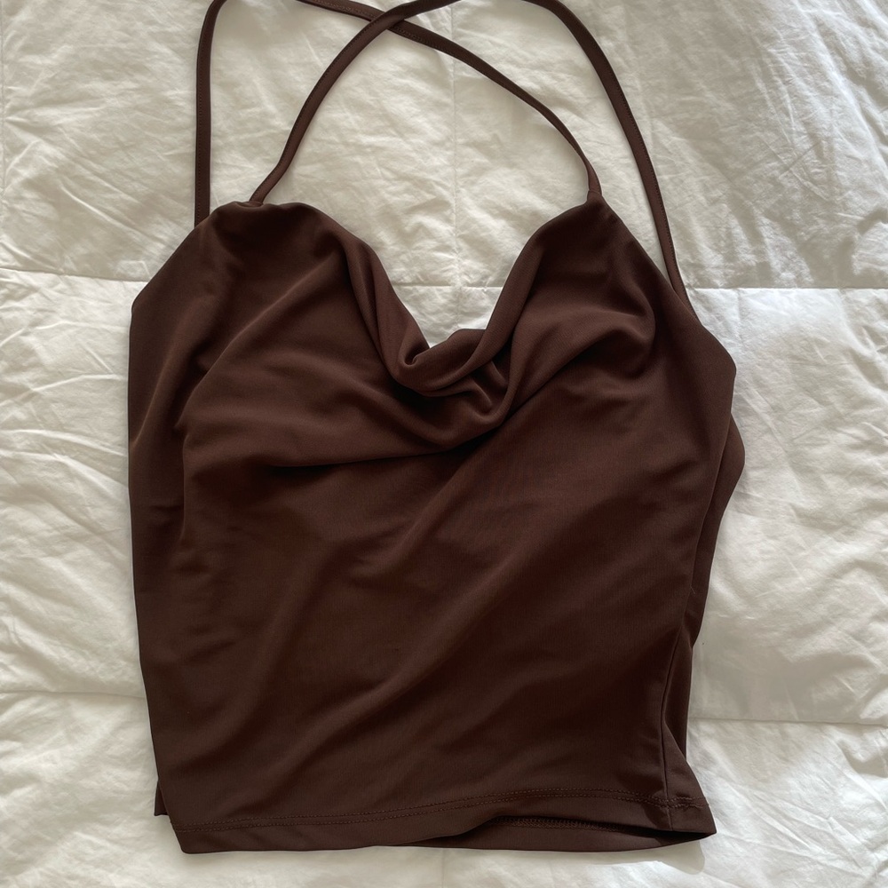 Zara Elegant Brown Women's Top